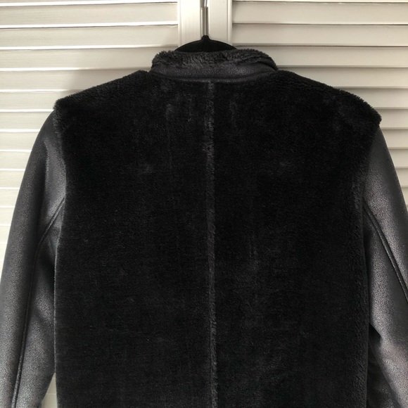 Zara Faux Fur Shearling Coat - Picture 11 of 12